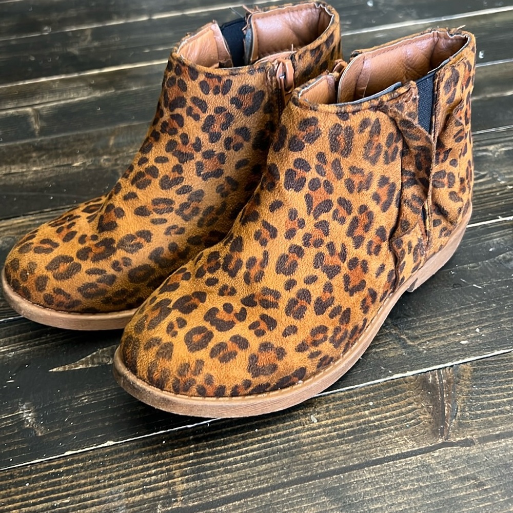 Leopard Booties
